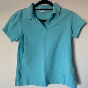 Light Blue Lilly Pulitzer Golf Tennis Polo
